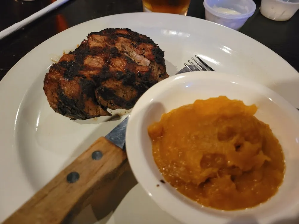 Filet with Sweet Potato Mash
