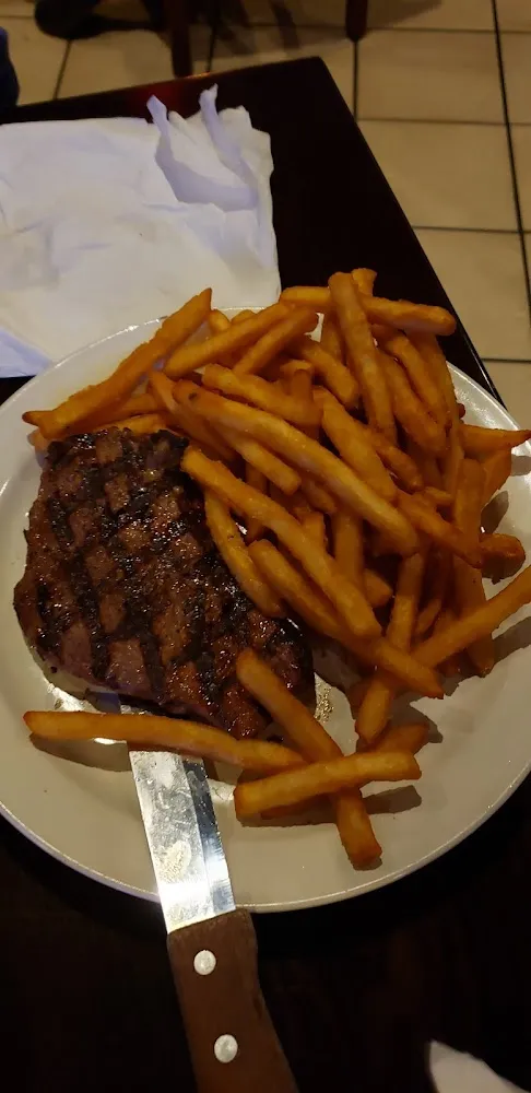 Sirloin Steak and Fries